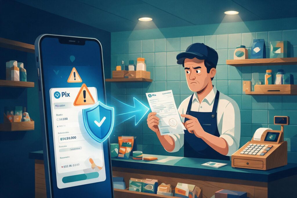 Golpe do Comprovante Falso de Pix: Como Vendedores e Consumidores se Protegem